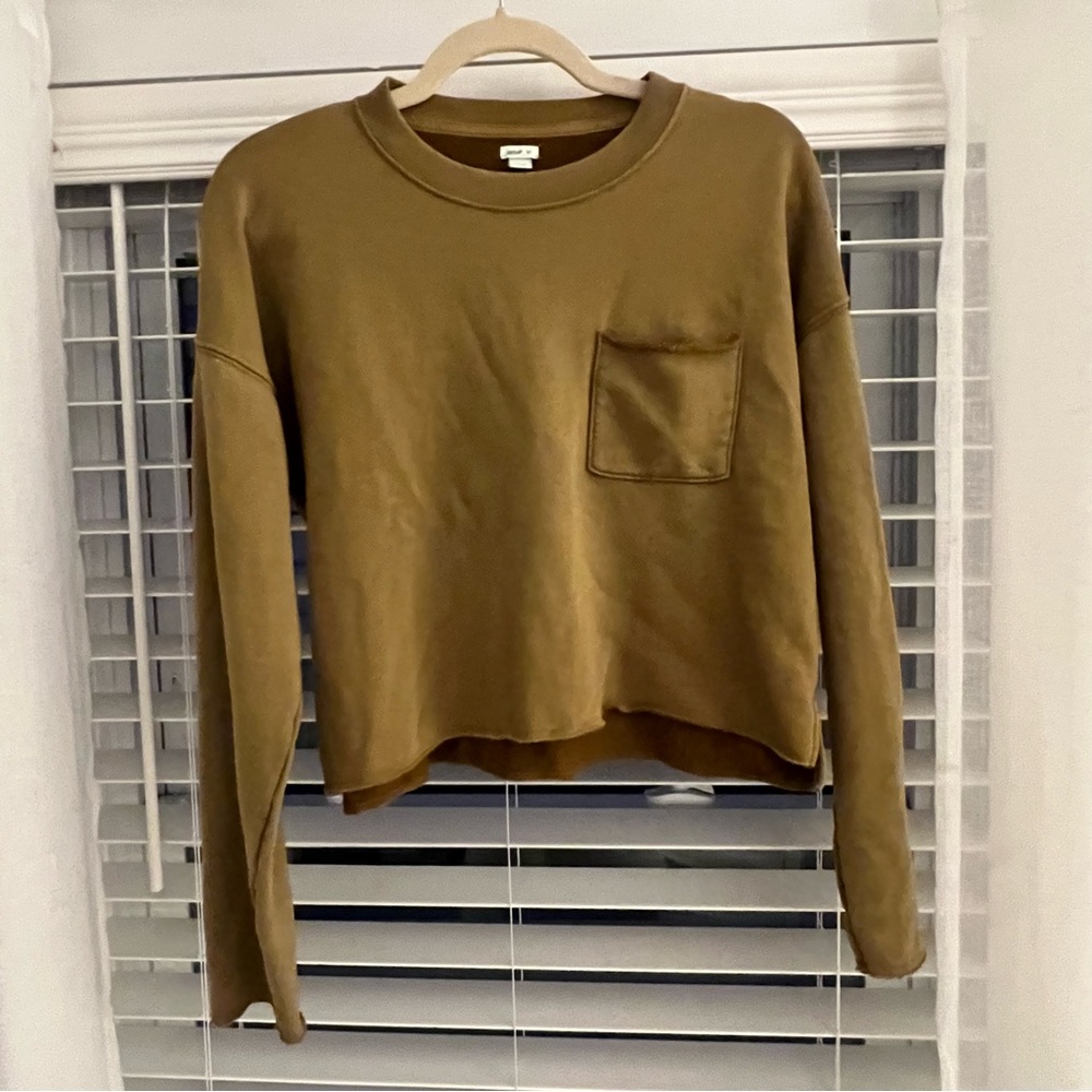 Aerie Sunday Soft cropped crew sweatshirt